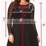 MGOO Stock Plus Size Women Dress Rayon Spandex High Quality Casual Dress Cheap Price thumbnail-1