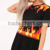 Wholesale Bulk Women Cotton Short Pajamas Summer Pyjama Set With Private Design Black PJ Set thumbnail-3