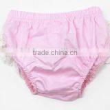 Cute Plain Baby Kids Ruffle Bloomers for Girls Diaper Cover Cheap China Wholesale Kids Clothing thumbnail-4