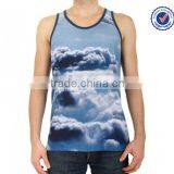 Cheap Breathable Sublimation Tank Top 100%polyester Sublimation Tank Top thumbnail-1
