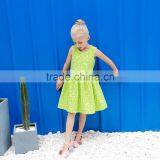 S17625A Kids Pure Cotton Sleeveless Summer Casual Dress thumbnail-3
