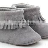 Fashion Suede Leather Baby Boots for Girls Babies thumbnail-3