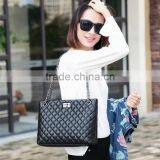 Famous Classic Black Handbag Lock Button Women Chain Bags thumbnail-2