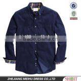 Warm Comfortable 100%Organic Cotton Corduroy Men's Casual Shirt With Soft Collar and S,M,L,XL,XXL and 21 Groove thumbnail-1