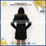 Best Quality Custom Modern Cheap Warm Lady Parka Fur Jacket thumbnail-2