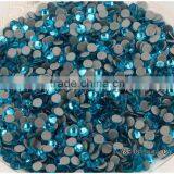 Free Shipping Aquamine Color Ss6 1.9mm-2.0mm Hot Sales and Best Quality HotFix Glitters Ironon Garment Clothing Crystal thumbnail-3