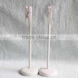 10x Wood Clothespins On The Stands Place Craft Creat Table Number Holder thumbnail-1