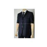 Black Short Sleeve Men Suits thumbnail-1