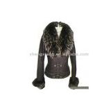 Sell Ladies' Leather Garment Matched with Raccoon Fur