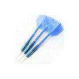 PVD Blue Color Coated Professional 17.0g Tungsten Soft Tip Darts Custom Made