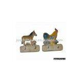Wooden Carving -horse & Rooster thumbnail-1
