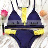 Hand Knitted Multi Rope Swimwear Bikini/ Xno Halter Bikini Swimwear/ Fancy Bikini Set Swimwear Beachwear