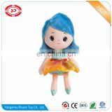 Cute Plush baby girl stuffed soft doll with dress gift toy