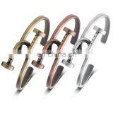 New Model Fashion Nail Bangle Antique Silver / Bronze Brass Metak Handmade Nail Bangles