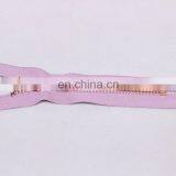 Hot Sale Fashion Rose Gold Metal Zipper thumbnail-3