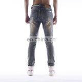 DiZNEW Mens Brand Skinny Stretch Jeans Washed Blue Jeans Men Wholesale thumbnail-4