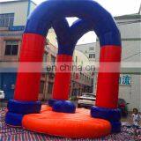 Outdoor Movable Air Frame Post Inflatable Bungee Jumping Trampoline for Adults thumbnail-3