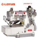 LT 500-01PUT-ST HIGH-SPEED INTERLOCK SEWING MACHINE WITH PNEUMATIC AUTO-TRIMMER WITH AUTO-THREAD WIPER thumbnail-1