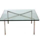 Barcelona Mies Van Der Rohe Coffee Table 12mm Tempered Glass