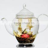 China Jasmine Pearls Flowering Tea, Handmade and Natural Blooming Tea Quality Choice