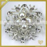 Wholesale Pearl Embellishment Rhinestone Brooch Bouquet Small Brooches FB-035 thumbnail-2