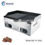 Goodloog Commercial Kitchen Equipment Grooved &Flat Teppanyaki Griddle Plate Stainless Steel Electric Induction Griddle thumbnail-5