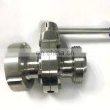 Sanitary Food Grade Stainless Steel SS316 Female/Male RJT Butterfly Valve With Pulling Handle thumbnail-4