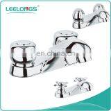 Good Quality Double Handles Basin Tap Ceramic Cartridge Bathroom Basin Faucet thumbnail-1