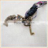 Vintage Punk Fish Braided Rope Keychain For Multiple Keys thumbnail-2