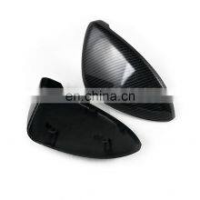 Car Carbon Fiber Wing Rearview Mirror Covers Cap For VW GTI Golf MK7 E-Golf SportWagen Altrack R 5G0 857 538 537 E ABS thumbnail-4