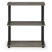 Трехъярусный компактный многофункциональный полочный демонстрационный стеллаж thumbnail-2