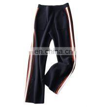 Женский спортивный костюм из cashmere для дома: простой вязаный свитер и штаны джоггеры thumbnail-3