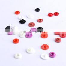 Fashion Colorful Stock Cheap Custom Plastic Snap Button