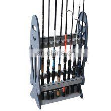 In Stock Portable Plastic Support Simple Structure Fishing Rod Display Rack 16 Hole Fishing Rod Holder thumbnail-2