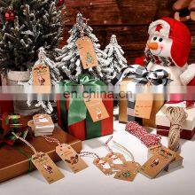 Customised Logo Personalised Paper Merry Christmas Gift Tag With String thumbnail-3