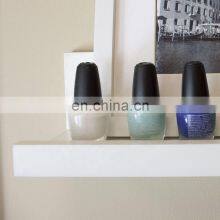 Floating Wall Shelf With Picture Ledge White Wood Wall Mount Shelf