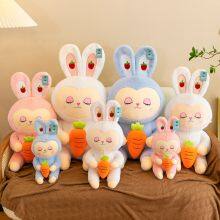 Creative New Strawberry Radish Rabbit Plush Toy Rabbit Doll Birthday Gift thumbnail-3
