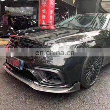 Runde B Style Carbon Fiber Material Front Rear LIp Spoiler Fender For Mercedes Benz W222 S63 S65AMG Bodykit thumbnail-2