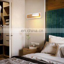 LED Wall Lights With Switch Fashion White Black Lamp Fixtures Corridor Aisle Lighting Creative Simple Art Lamps thumbnail-4