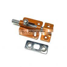 Door Security Slide Latch Lock Barrel Bolt With Solid Heavy Duty Gold Painting Finish Steel Door Bolt Latch thumbnail-3