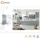 Foshan wholesale customed wood textured kitchen cabinet