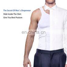 Men's Slimming Body Shaper Compression Vest Tummy Control Shapewear Man Bodywear Abdomen Underwear thumbnail-5