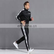 New Design Your Own Tracksuit 2021 Custom Clothing Two Piece Sets Mens Fitted Tracksuit With thumbnail-5