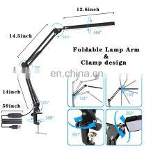2022 New Hot Selling LED Touch Dimming Desk Lamp USB Charging Reading Eye Protection Table Lamp Learning Home LED Desk Lamp thumbnail-4