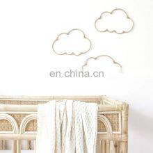 Decorative Woven Skye Rattan Cloud Wall Decals WIcker Wall Decoration Wholesale Vietnam Supplier thumbnail-2