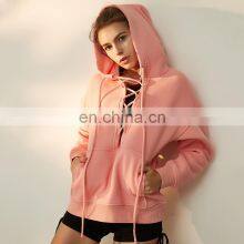 Tik Tok Hot New Women Hoodies Sweatshirts Long Sleeve Custom Logo Gym Wear Workout Sports Sweat Shirts Coat thumbnail-1