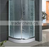 2014 hot sale ABS tray tempered glass bathroom shower