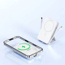 Large Battery Power Bank 100000 MAh Wired and Wireless Magnetic Mobile Phone Charging Station With Power Bank thumbnail-4