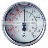 3.15"(80mm) heavy duty diaphragm pressure gauge