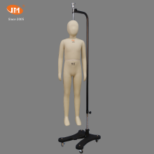 Junmei Kids Full-Body Draping Mannequin Size 130/140- Garment Factory Use, Fixed Head & Detachable Arms, Durable Material thumbnail-4